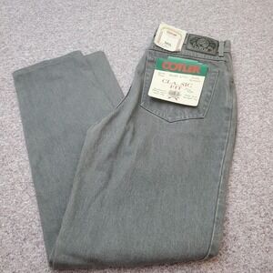Cotler Denim Jeans Gray 34XL Vintage New w/Tags (New Old Stock)
